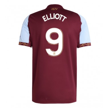 Aston Villa Harvey Elliott #9 Koszulka Podstawowa 2025-26 Krótki Rękaw