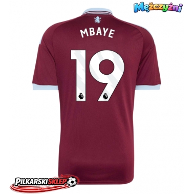 Aston Villa Ibrahim Mbaye #19 Koszulka Podstawowa 2026-27 Krótki Rękaw