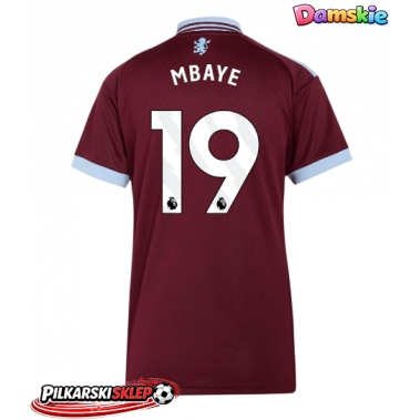 Aston Villa Ibrahim Mbaye #19 Koszulka Podstawowa damskie 2026-27 Krótki Rękaw