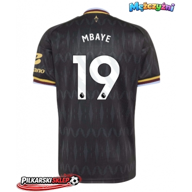 Aston Villa Ibrahim Mbaye #19 Koszulka Wyjazdowa 2026-27 Krótki Rękaw