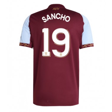 Aston Villa Jadon Sancho #19 Koszulka Podstawowa 2025-26 Krótki Rękaw