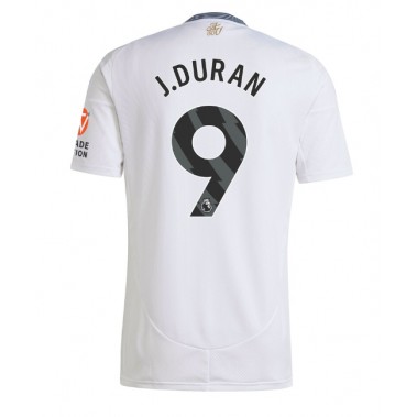 Aston Villa Jhon Duran #9 Koszulka Wyjazdowa 2024-25 Krótki Rękaw Aston Villa Jhon Duran #9 Koszulka Wyjazdowa 2024-25 Krótki Rękaw
