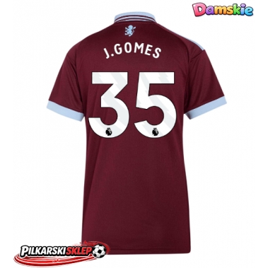 Aston Villa Joao Gomes #35 Koszulka Podstawowa damskie 2026-27 Krótki Rękaw