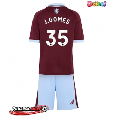 Aston Villa Joao Gomes #35 Koszulka Podstawowa dzieci 2026-27 Krótki Rękaw (+ krótkie spodenki)