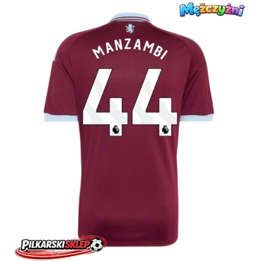 Aston Villa Johan Manzambi #44 Koszulka Podstawowa 2026-27 Krótki Rękaw