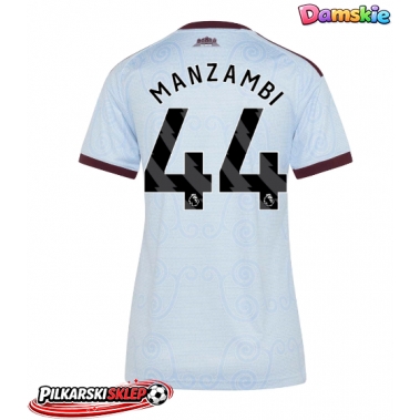 Aston Villa Johan Manzambi #44 Koszulka Trzecia damskie 2026-27 Krótki Rękaw