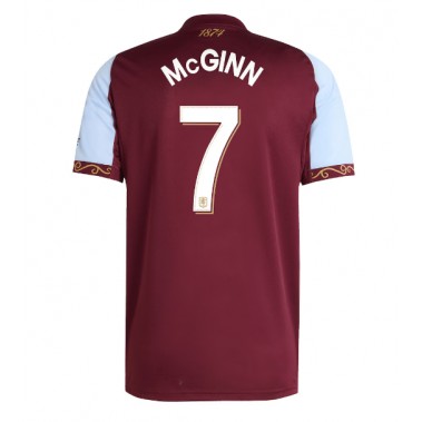 Aston Villa John McGinn #7 Koszulka Podstawowa 2025-26 Krótki Rękaw