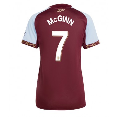 Aston Villa John McGinn #7 Koszulka Podstawowa damskie 2025-26 Krótki Rękaw