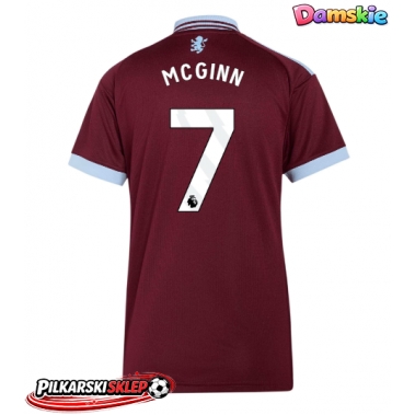 Aston Villa John McGinn #7 Koszulka Podstawowa damskie 2026-27 Krótki Rękaw