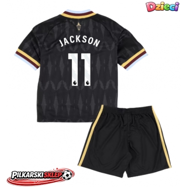 Aston Villa Nicolas Jackson #11 Koszulka Wyjazdowa dzieci 2026-27 Krótki Rękaw (+ krótkie spodenki)