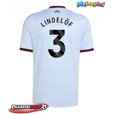 Aston Villa Victor Lindelof #3 Koszulka Trzecia 2026-27 Krótki Rękaw