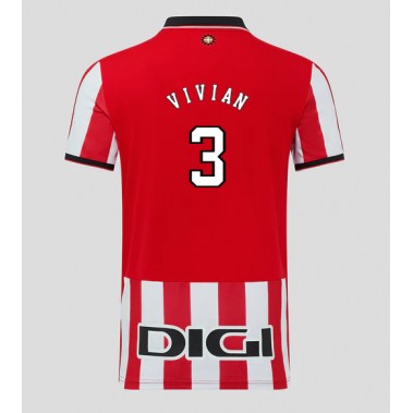 Athletic Bilbao Dani Vivian #3 Koszulka Podstawowa 2025-26 Krótki Rękaw