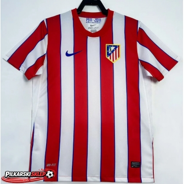 Atletico Madrid 2011-2012 Koszulka Retro Podstawowa Krótki Rękaw