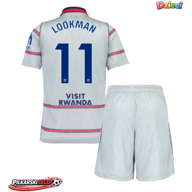 Atletico Madrid Ademola Lookman #11 Koszulka Trzecia dzieci 2026-27 Krótki Rękaw (+ krótkie spodenki)