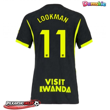 Atletico Madrid Ademola Lookman #11 Koszulka Wyjazdowa damskie 2026-27 Krótki Rękaw