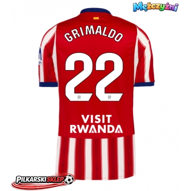 Atletico Madrid Alejandro Grimaldo #22 Koszulka Podstawowa 2026-27 Krótki Rękaw