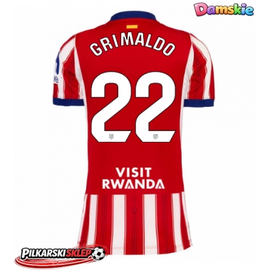 Atletico Madrid Alejandro Grimaldo #22 Koszulka Podstawowa damskie 2026-27 Krótki Rękaw