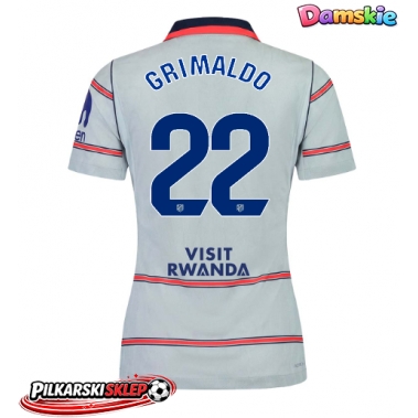 Atletico Madrid Alejandro Grimaldo #22 Koszulka Trzecia damskie 2026-27 Krótki Rękaw