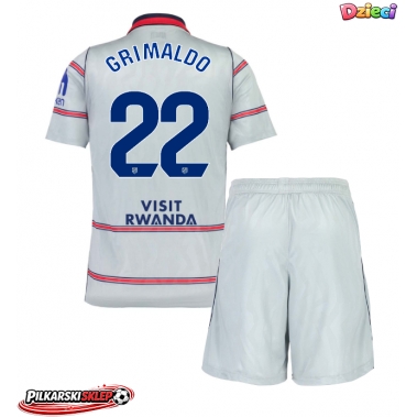 Atletico Madrid Alejandro Grimaldo #22 Koszulka Trzecia dzieci 2026-27 Krótki Rękaw (+ krótkie spodenki)