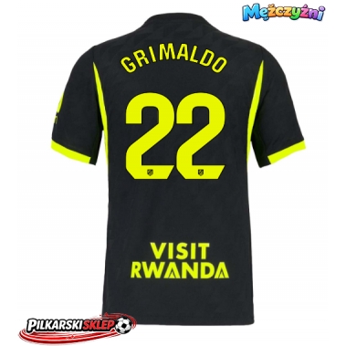 Atletico Madrid Alejandro Grimaldo #22 Koszulka Wyjazdowa 2026-27 Krótki Rękaw