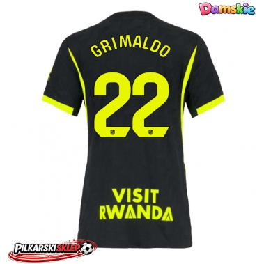 Atletico Madrid Alejandro Grimaldo #22 Koszulka Wyjazdowa damskie 2026-27 Krótki Rękaw