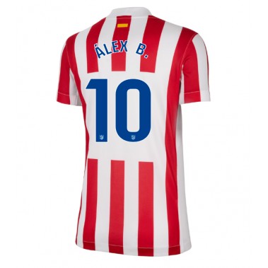 Atletico Madrid Alex Baena #10 Koszulka Podstawowa damskie 2025-26 Krótki Rękaw Atletico Madrid Alex Baena #10 Koszulka Podstawowa damskie 2025-26 Krótki Rękaw
