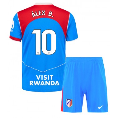 Atletico Madrid Alex Baena #10 Koszulka Trzecia dzieci 2025-26 Krótki Rękaw (+ krótkie spodenki)