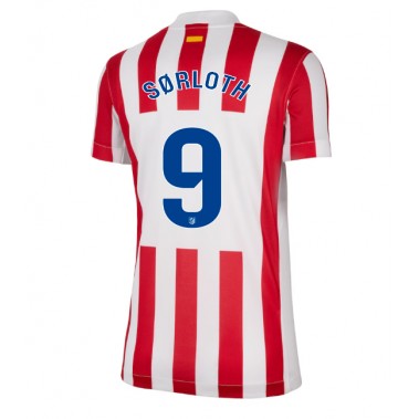 Atletico Madrid Alexander Sorloth #9 Koszulka Podstawowa damskie 2025-26 Krótki Rękaw Atletico Madrid Alexander Sorloth #9 Koszulka Podstawowa damskie 2025-26 Krótki Rękaw