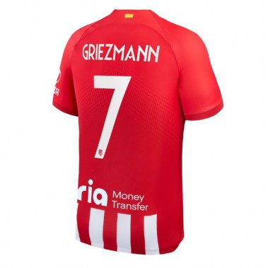 Atletico Madrid Antoine Griezmann #7 Koszulka Podstawowa 2023-24 Krótki Rękaw