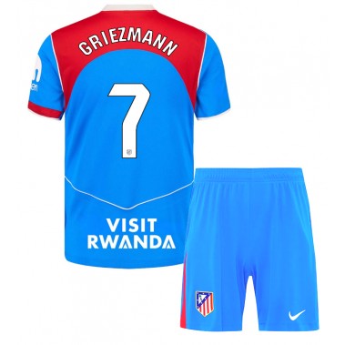 Atletico Madrid Antoine Griezmann #7 Koszulka Trzecia dzieci 2025-26 Krótki Rękaw (+ krótkie spodenki) Atletico Madrid Antoine Griezmann #7 Koszulka Trzecia dzieci 2025-26 Krótki Rękaw (+ krótkie spodenki)