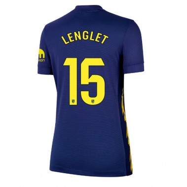 Atletico Madrid Clement Lenglet #15 Koszulka Wyjazdowa damskie 2025-26 Krótki Rękaw Atletico Madrid Clement Lenglet #15 Koszulka Wyjazdowa damskie 2025-26 Krótki Rękaw