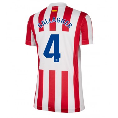 Atletico Madrid Conor Gallagher #4 Koszulka Podstawowa damskie 2025-26 Krótki Rękaw Atletico Madrid Conor Gallagher #4 Koszulka Podstawowa damskie 2025-26 Krótki Rękaw