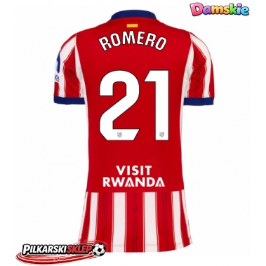 Atletico Madrid Cristian Romero #21 Koszulka Podstawowa damskie 2026-27 Krótki Rękaw