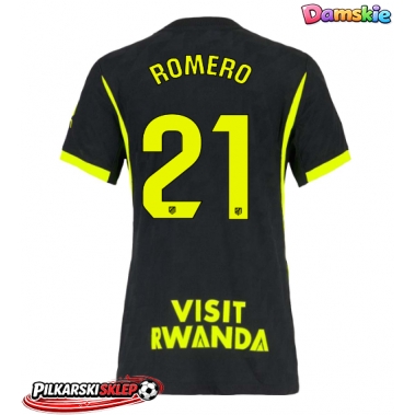 Atletico Madrid Cristian Romero #21 Koszulka Wyjazdowa damskie 2026-27 Krótki Rękaw