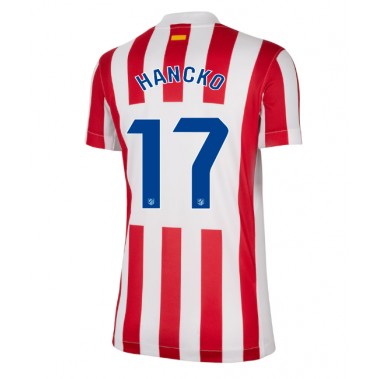 Atletico Madrid David Hancko #17 Koszulka Podstawowa damskie 2025-26 Krótki Rękaw Atletico Madrid David Hancko #17 Koszulka Podstawowa damskie 2025-26 Krótki Rękaw