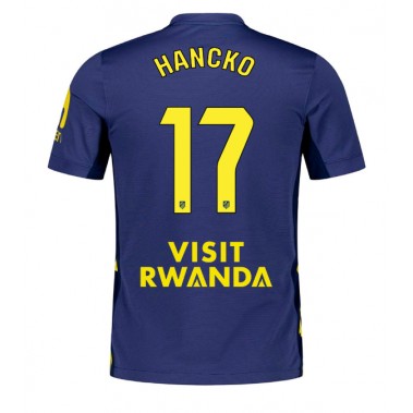 Atletico Madrid David Hancko #17 Koszulka Wyjazdowa 2025-26 Krótki Rękaw Atletico Madrid David Hancko #17 Koszulka Wyjazdowa 2025-26 Krótki Rękaw