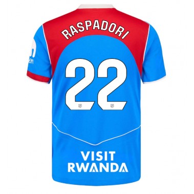 Atletico Madrid Giacomo Raspadori #22 Koszulka Trzecia 2025-26 Krótki Rękaw Atletico Madrid Giacomo Raspadori #22 Koszulka Trzecia 2025-26 Krótki Rękaw