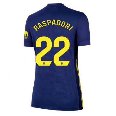 Atletico Madrid Giacomo Raspadori #22 Koszulka Wyjazdowa damskie 2025-26 Krótki Rękaw Atletico Madrid Giacomo Raspadori #22 Koszulka Wyjazdowa damskie 2025-26 Krótki Rękaw