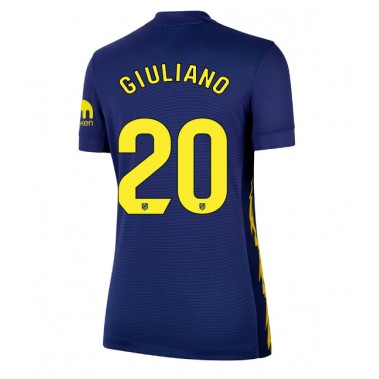 Atletico Madrid Giuliano Simeone #20 Koszulka Wyjazdowa damskie 2025-26 Krótki Rękaw Atletico Madrid Giuliano Simeone #20 Koszulka Wyjazdowa damskie 2025-26 Krótki Rękaw