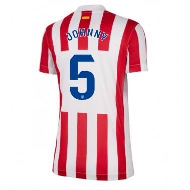 Atletico Madrid Johnny Cardoso #5 Koszulka Podstawowa damskie 2025-26 Krótki Rękaw Atletico Madrid Johnny Cardoso #5 Koszulka Podstawowa damskie 2025-26 Krótki Rękaw