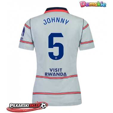 Atletico Madrid Johnny Cardoso #5 Koszulka Trzecia damskie 2026-27 Krótki Rękaw