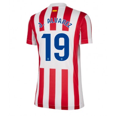 Atletico Madrid Julian Alvarez #19 Koszulka Podstawowa damskie 2025-26 Krótki Rękaw Atletico Madrid Julian Alvarez #19 Koszulka Podstawowa damskie 2025-26 Krótki Rękaw