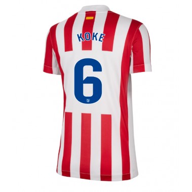 Atletico Madrid Koke #6 Koszulka Podstawowa damskie 2025-26 Krótki Rękaw Atletico Madrid Koke #6 Koszulka Podstawowa damskie 2025-26 Krótki Rękaw