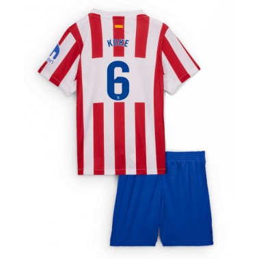 Atletico Madrid Koke #6 Koszulka Podstawowa dzieci 2025-26 Krótki Rękaw (+ krótkie spodenki) Atletico Madrid Koke #6 Koszulka Podstawowa dzieci 2025-26 Krótki Rękaw (+ krótkie spodenki)