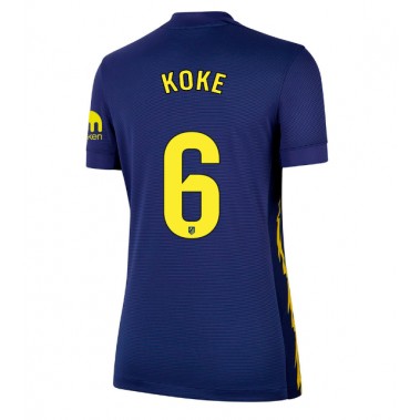 Atletico Madrid Koke #6 Koszulka Wyjazdowa damskie 2025-26 Krótki Rękaw Atletico Madrid Koke #6 Koszulka Wyjazdowa damskie 2025-26 Krótki Rękaw