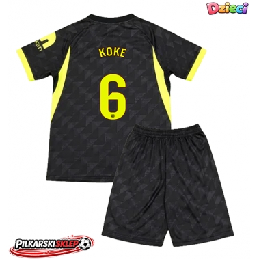 Atletico Madrid Koke #6 Koszulka Wyjazdowa dzieci 2026-27 Krótki Rękaw (+ krótkie spodenki)