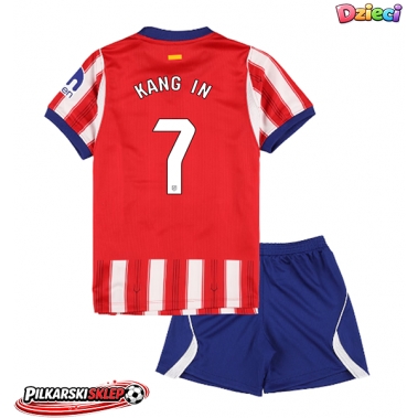 Atletico Madrid Lee Kang-in #7 Koszulka Podstawowa dzieci 2026-27 Krótki Rękaw (+ krótkie spodenki)