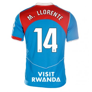 Atletico Madrid Marcos Llorente #14 Koszulka Trzecia damskie 2025-26 Krótki Rękaw Atletico Madrid Marcos Llorente #14 Koszulka Trzecia damskie 2025-26 Krótki Rękaw