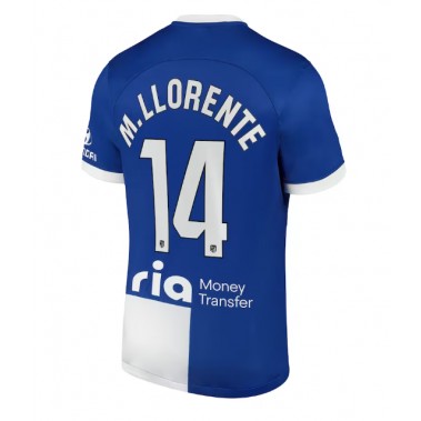 Atletico Madrid Marcos Llorente #14 Koszulka Wyjazdowa 2023-24 Krótki Rękaw