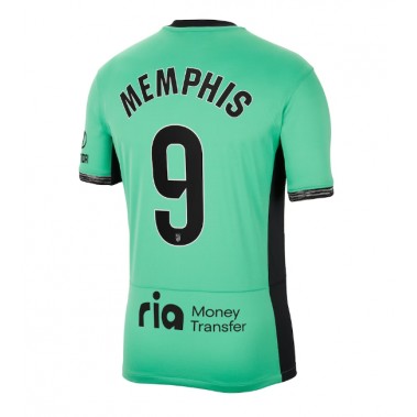 Atletico Madrid Memphis Depay #9 Koszulka Trzecia 2023-24 Krótki Rękaw